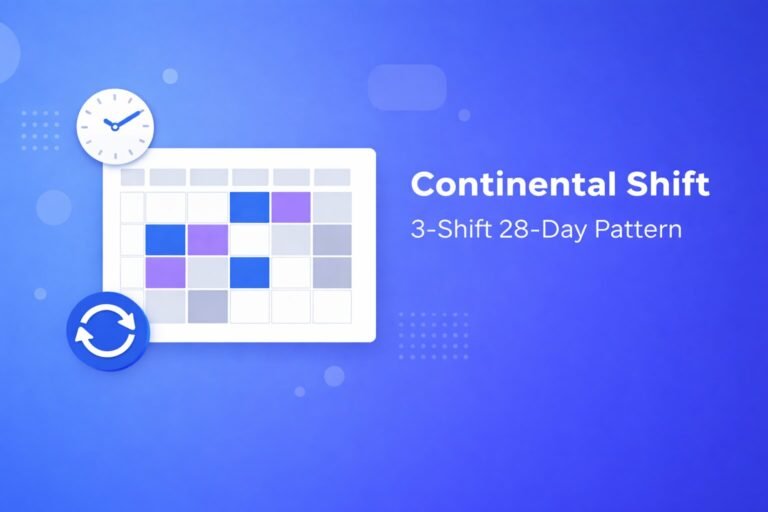 Continental Shift Pattern: 8-Hour Rotation Guide For Workers